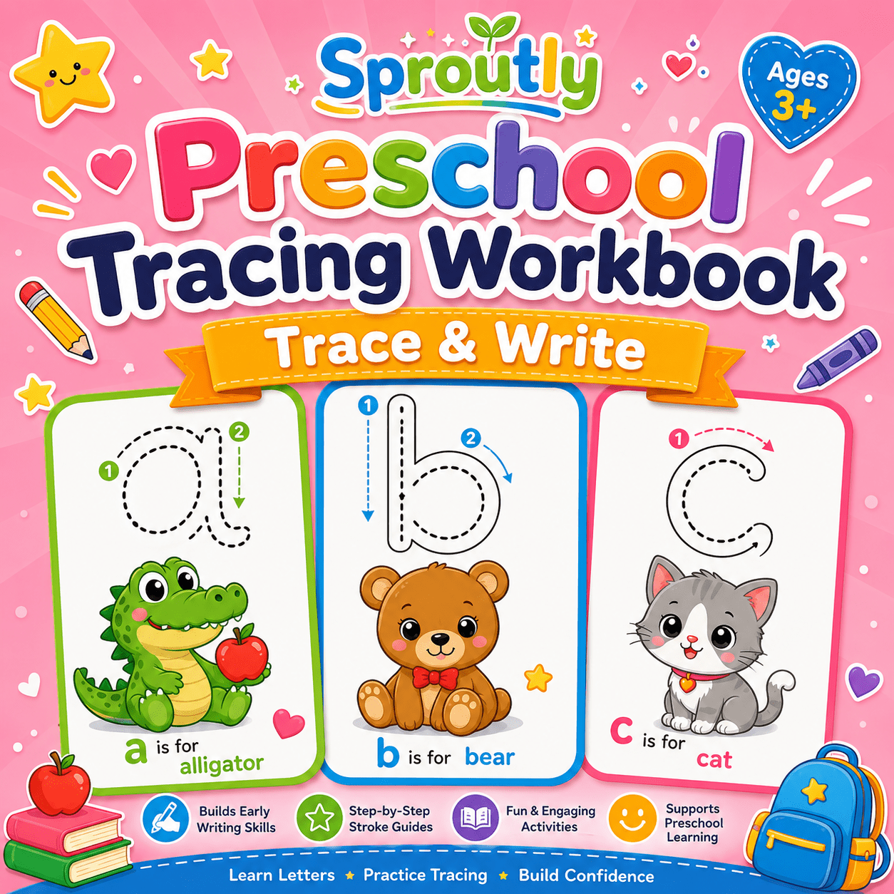 500,000+ Kids Educational Bundle PLR MRR, Printable Worksheets, Coloring Pages, Games, Preschool Learning Activities - sproutly